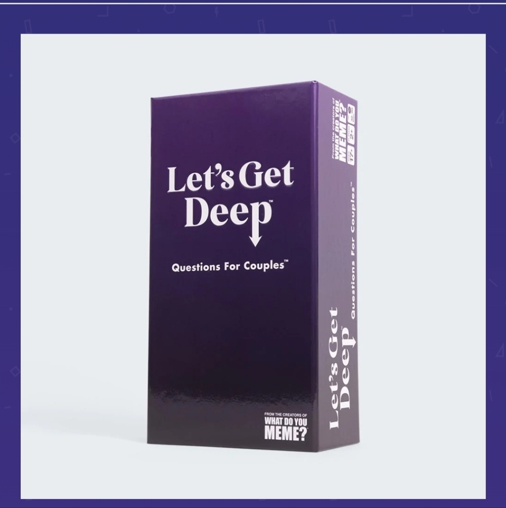 💜NWT Let's Get Deep Questions for Couples Adult Game💜